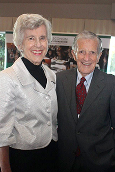 Barbara Crabb with husband Ted