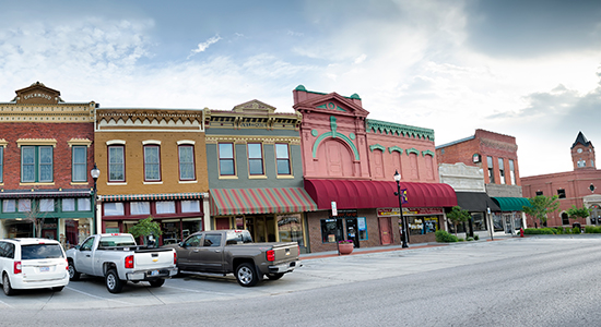 small town main street