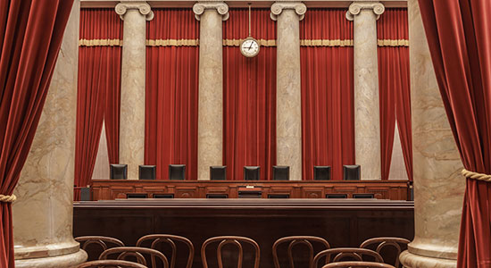 US Supreme Court chamber