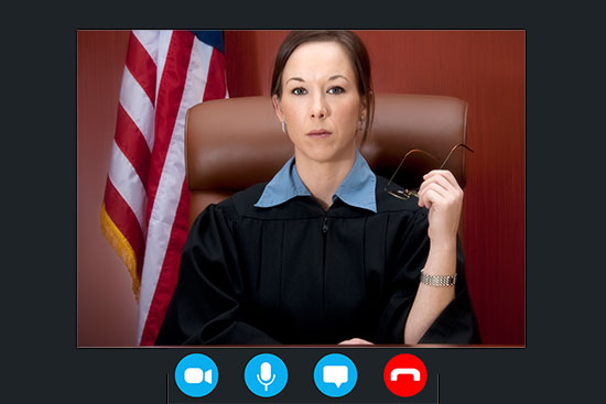 zoom courtroom judge