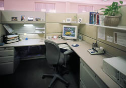 Staff work area