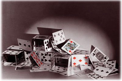 A fallen house of cards