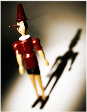 Photo: Pinocchio doll