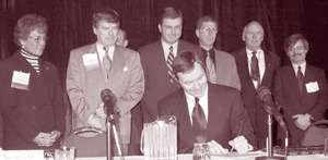 Gov. McCallum signing legislation