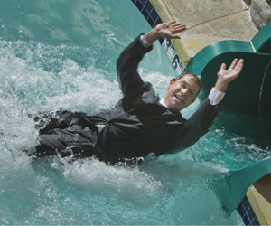 Jim Boll in pool