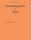 Formatting Briefs in Word