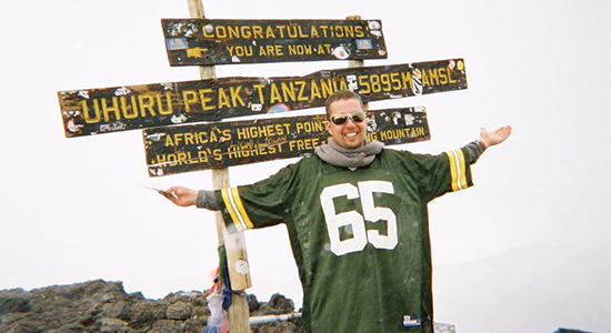 Ryan Holtan-Murphy on Mt. Kilimanjaro