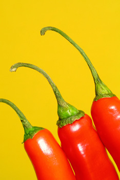 hot peppers