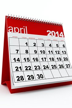 april 2014 calendar
