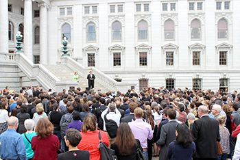 Mock trial championship at Wisconsin State Capitol