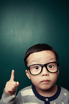 kid with glasses