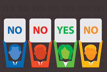 Yes and No signs