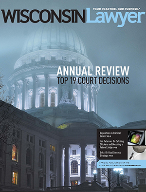 December 2014 Wisconsin Lawyer