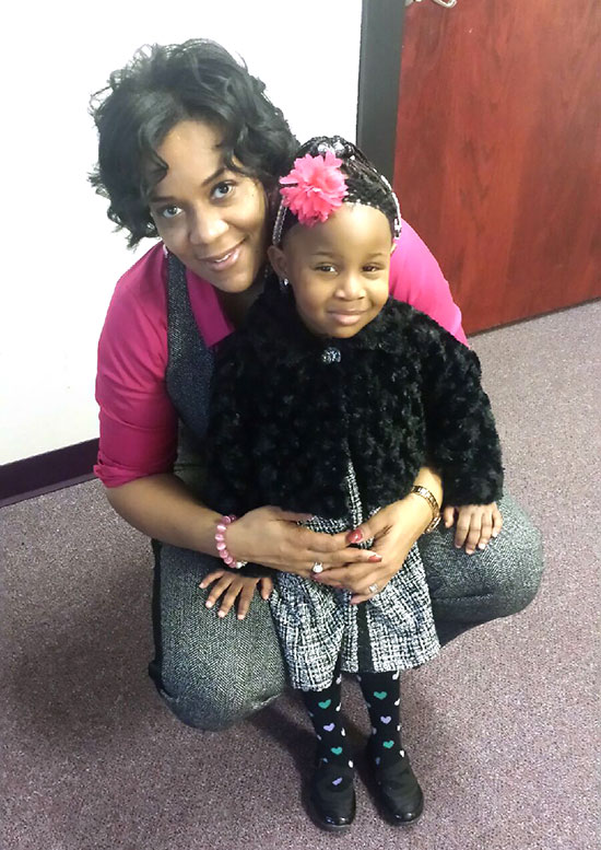 DeVona Wright Cottrell and daughter