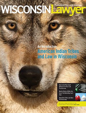 May 2015 Wisconsin Lawyer magazine