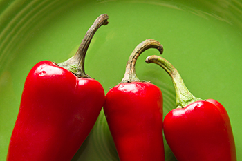 hot peppers