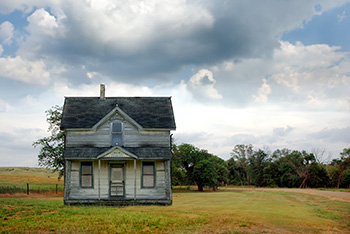 abandoned home