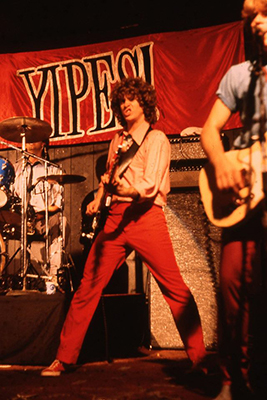 Peter Strand plays with the Milwaukee-based The  Yipes during the late 1970s