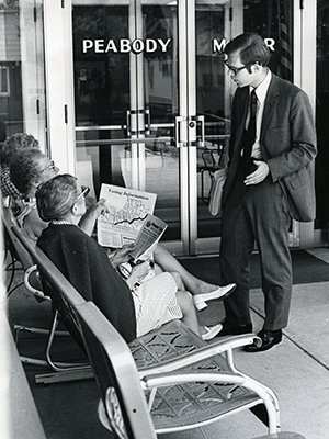 David Prosser speaking with Appleton voters in the late 1970s