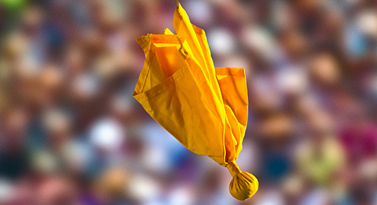 football penalty flag