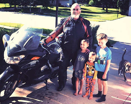 Tim Vocke and grandsons