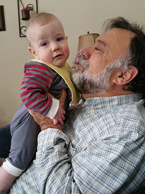 Charles Schaefer and baby