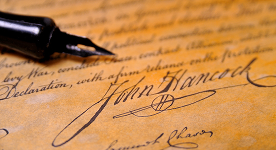 John Hancock signature