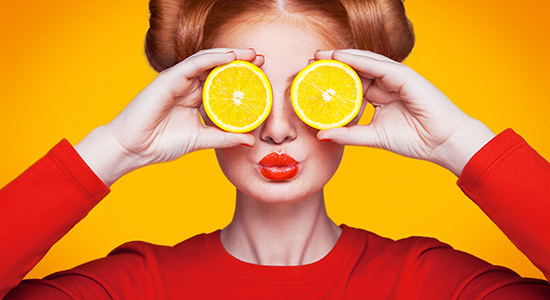 lemons over eyes