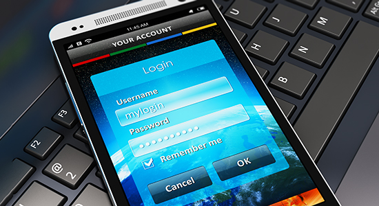 smartphone login