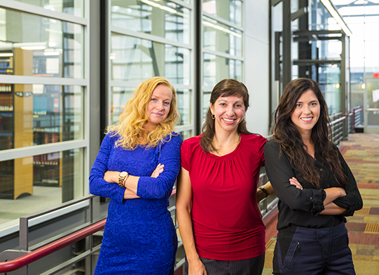 Yvonne Geerts, Cristina Bordé, and Maria de Arteaga