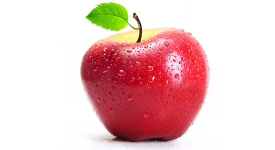 red apple