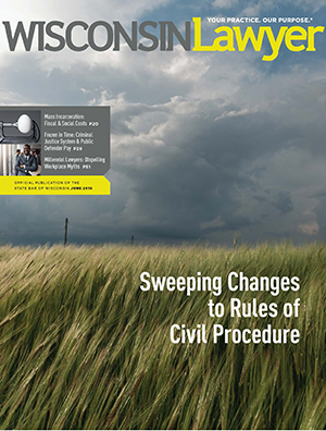 June 2018 Wisconsin Lawyer magazine