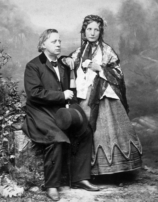 Henry Ward Beecher and Harriet Beecher Stowe