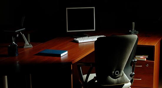 empty desk