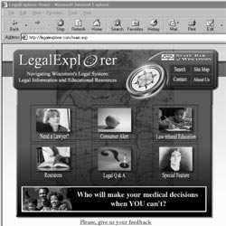 Screenshot: Legalexplorer.com