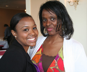 Brittany Yvonne Earl with mom