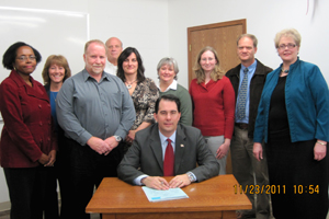 Gov. Walker signs bill permitting power of parental rights,   other child-related legislation