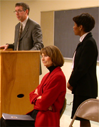 Mike Tobin, Jessica Doyle and Michelle   Behnke