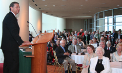 State Bar President James Boll   addresses attendees at Swearing-in Ceremony.