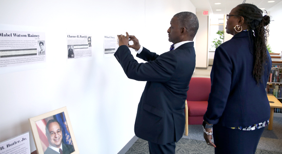 Hon. Carl Ashley and Hon. Maxine White