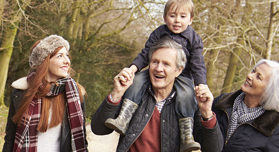 family walk