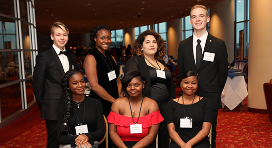 Members of Milwaukee's Golda Meir High School Mock Trial Team