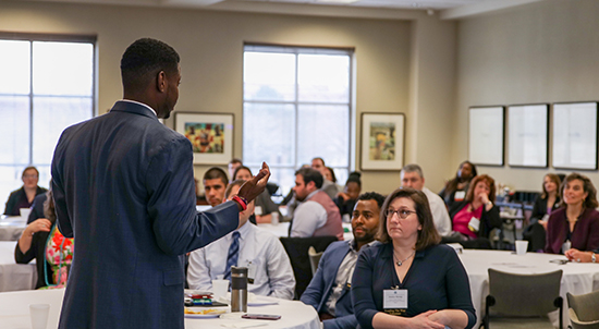 Judge Everett Mitchell at Leadership Academy