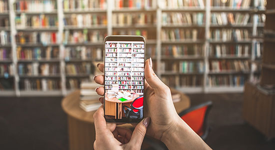 mobile phone library