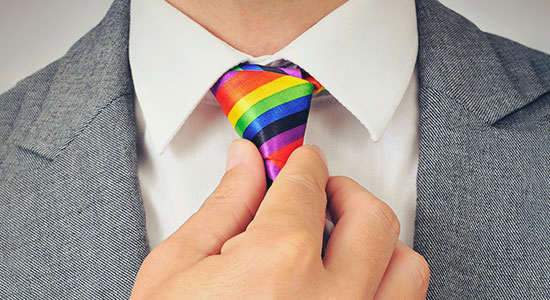 rainbow necktie