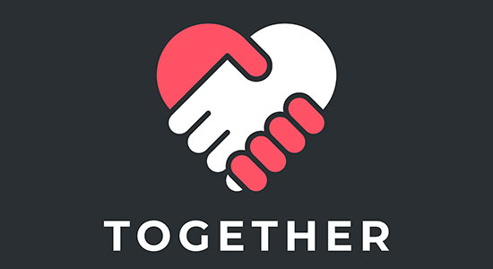 together hands