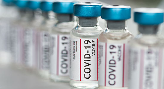 covid-19 vaccine bottles