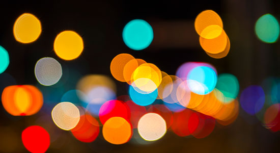 blurred lights