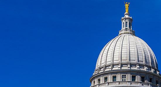 Wisconsin state capitol dome