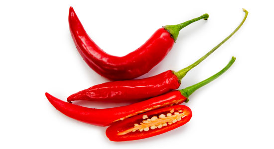 hot peppers